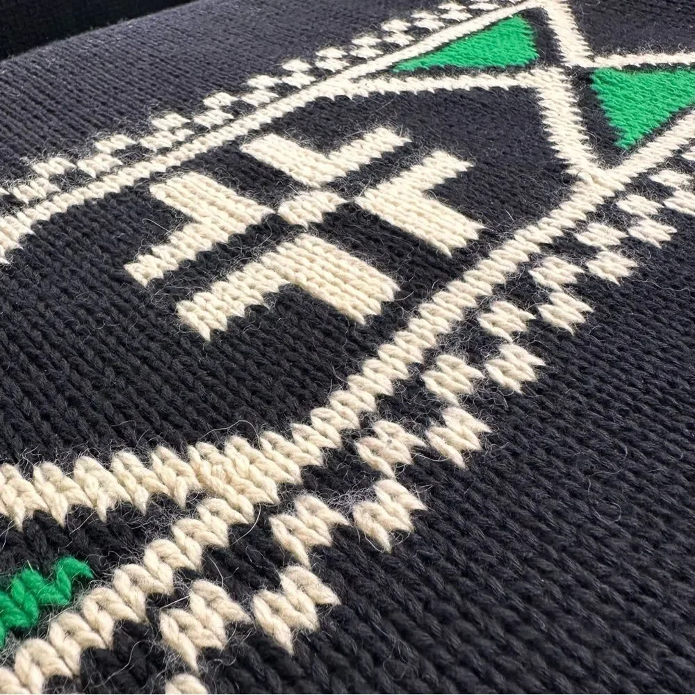Polo Ralph Lauren Unisex Multi Geometric Shawl Collar Apres Ski Sweater - Picture 12 of 16